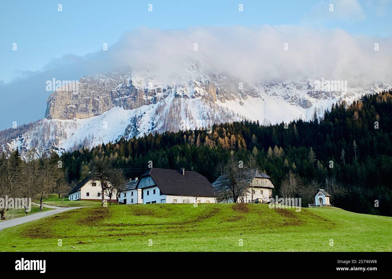 Landscapes of Austrian Alps - Smartphone Captured Stock Image
