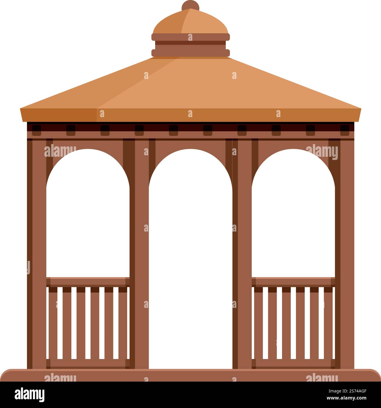 Pergola building icon cartoon vector. Wedding house. Gazebo pavilion ...