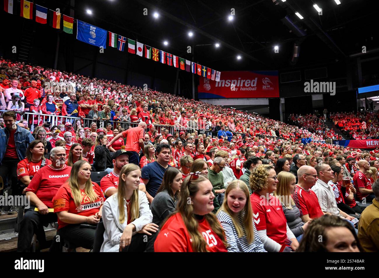 Tifosi, Fans of Denmark Nationalteam during IHF Men's Handball World
