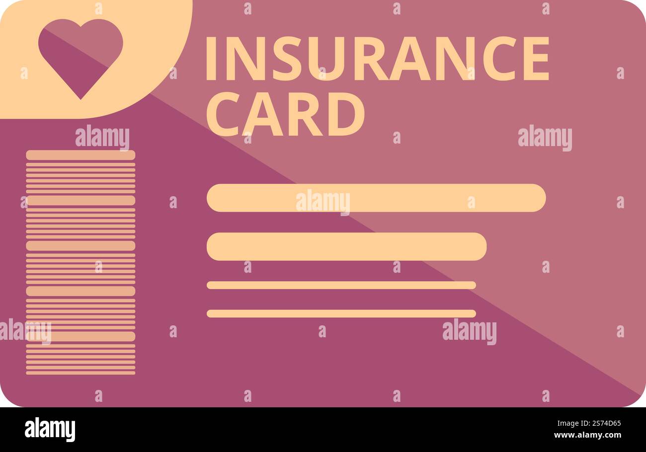 Patient insurance card icon cartoon vector. Medical doctor. Hospital ...