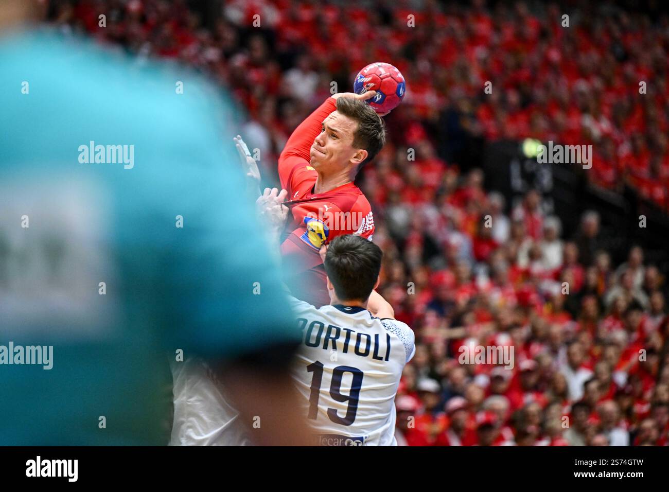 Simon Bogetoft Pytlick of Denmark Nationalteam during IHF Men's