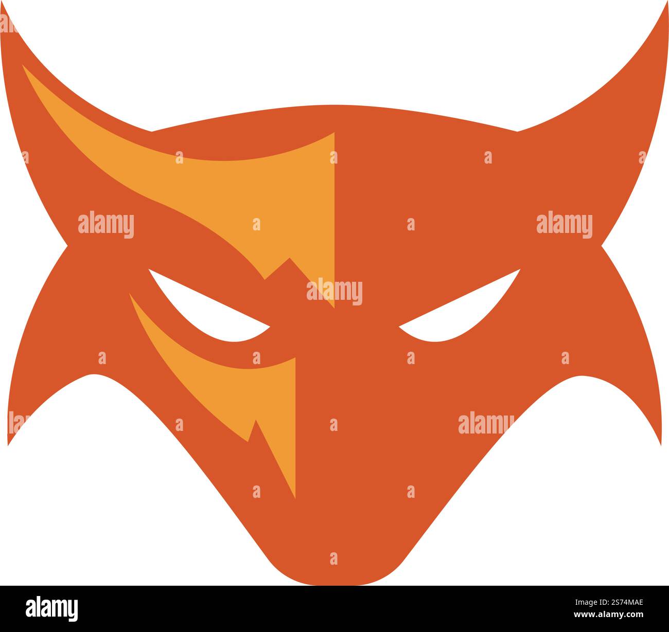 Fox logo illustration vector template Stock Vector Image & Art - Alamy