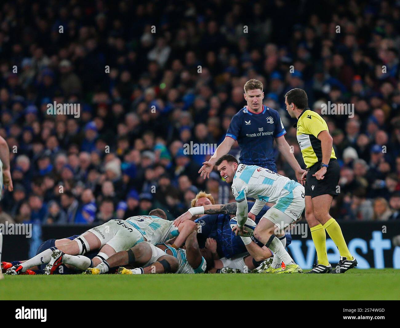 Aviva Stadium, Dublin, Ireland. 18th Jan, 2025. Investec Champions Cup ...