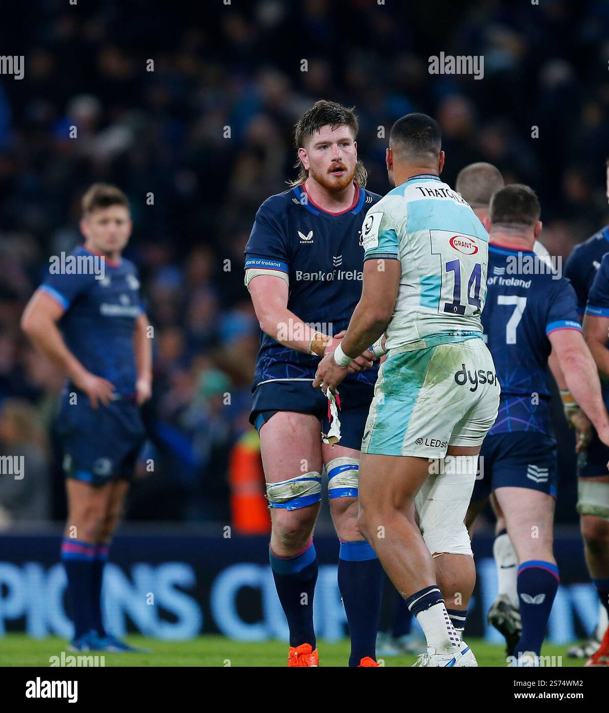 18th January 2025; Aviva Stadium, Dublin, Ireland; Investec Champions