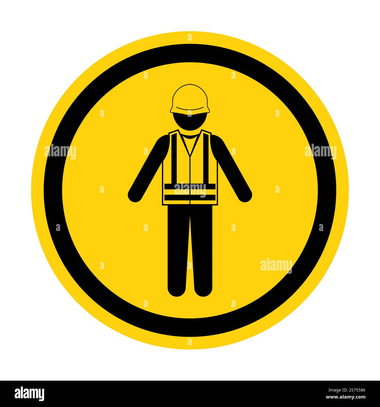 Symbol Wear Life Jacket Isolate On White Background Stock Vector