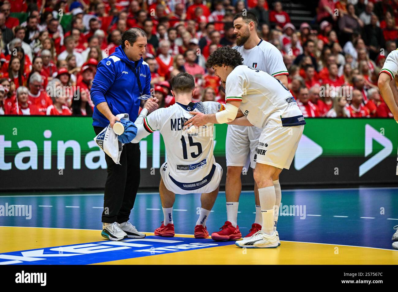 Simone Mengon of Italy Nationalteam during IHF Men's Handball World