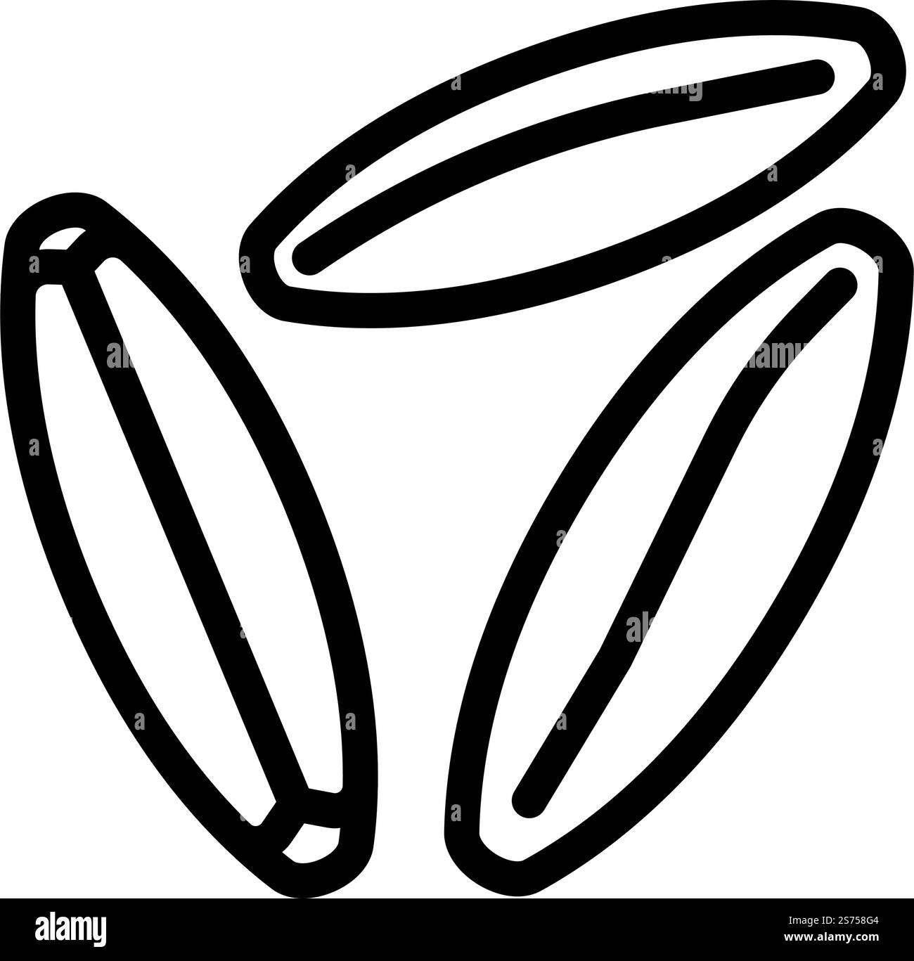 oatmeal grain healthy line icon vector. oatmeal grain healthy sign ...