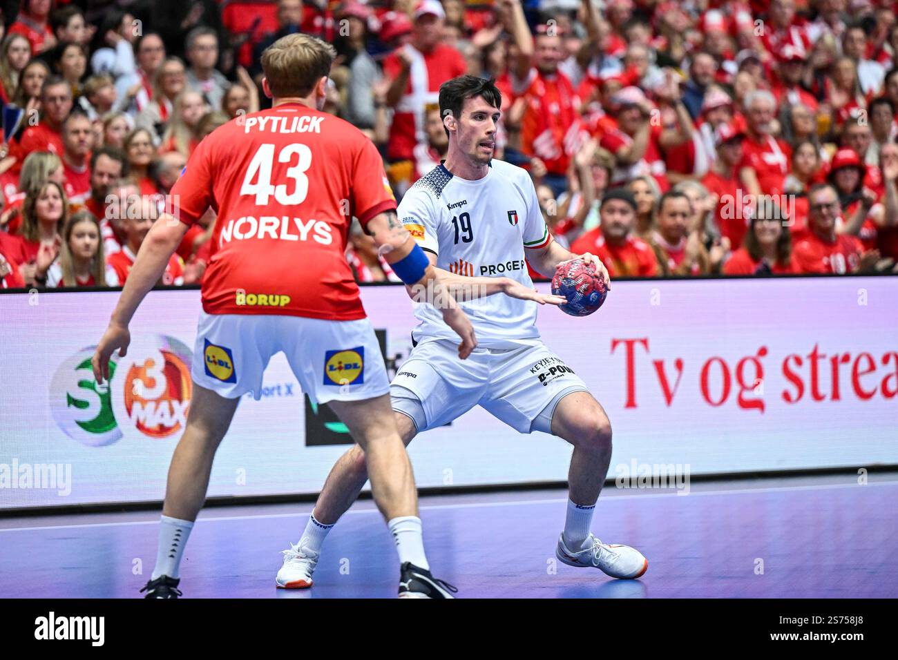 Thomas Bortoli of Italy Nationalteam during IHF Men's Handball World