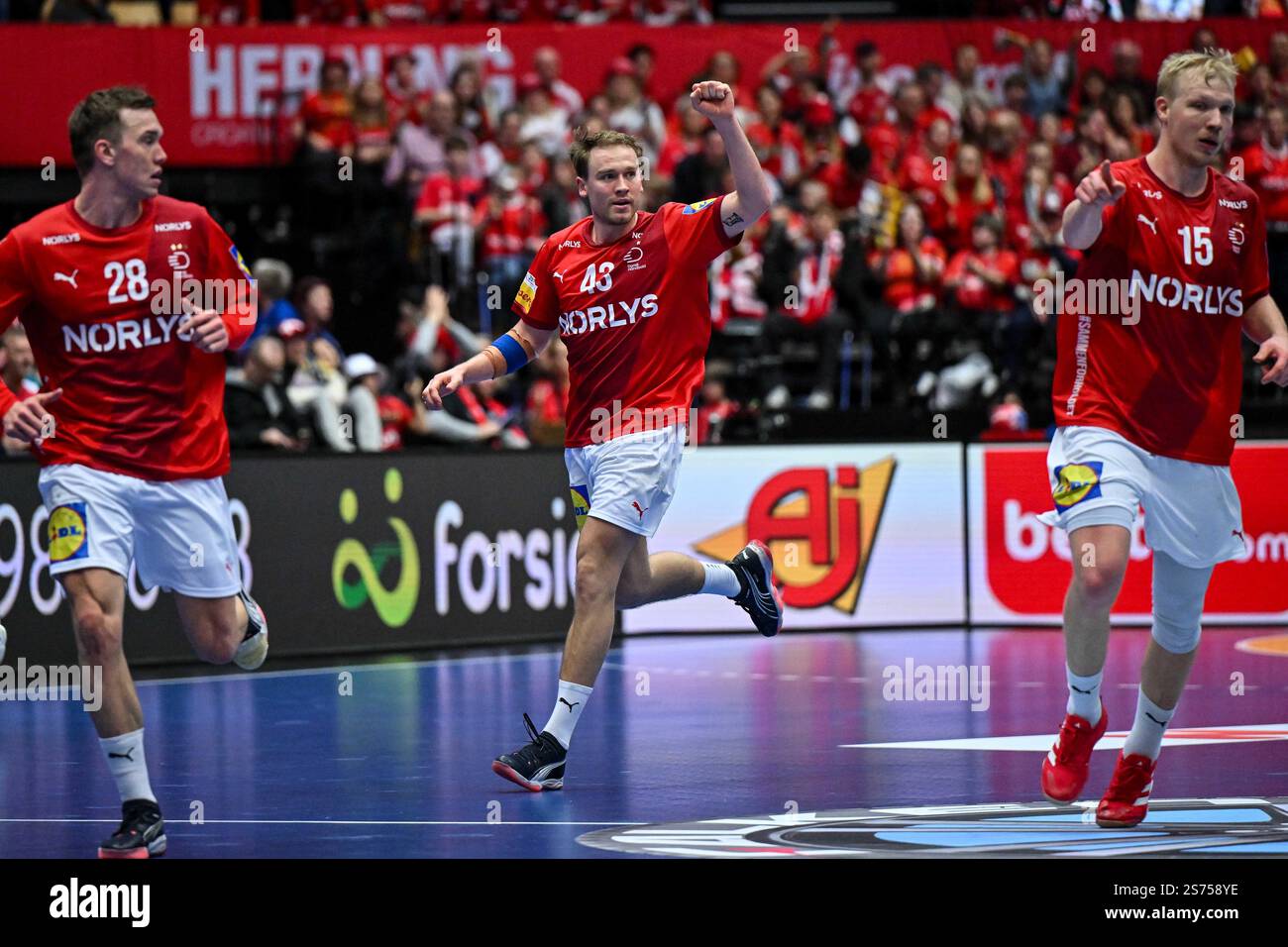 Simon Bogetoft Pytlick of Denmark Nationalteam during IHF Men's