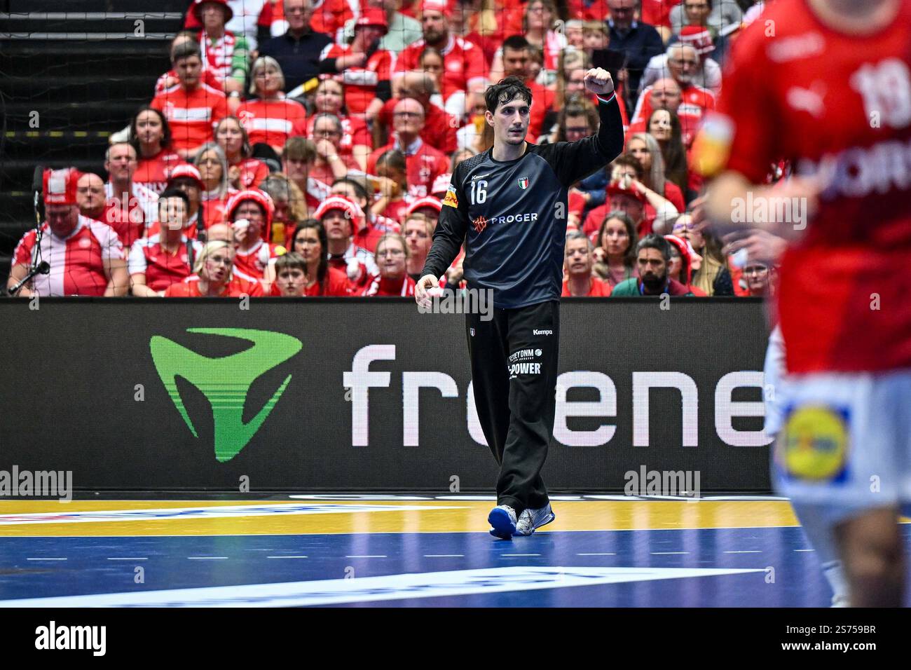Andrea Colleluori of Italy Nationalteam during IHF Men's Handball