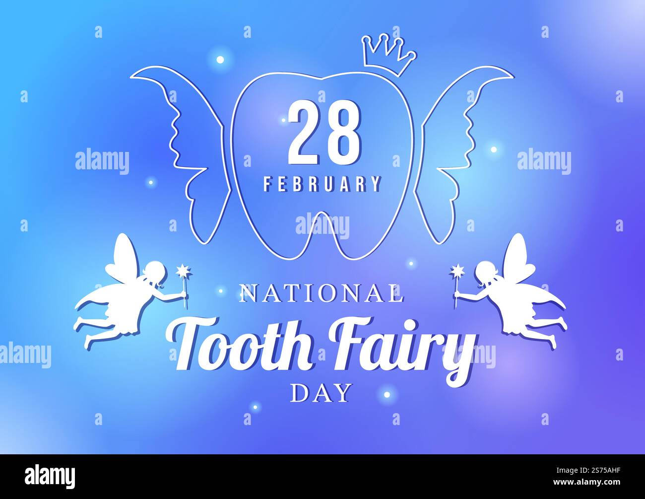 National Tooth Fairy Day with Little Girl to Help Kids for Dental ...