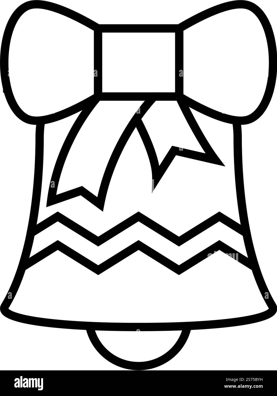 Ring bell flat social Black and White Stock Photos & Images - Alamy