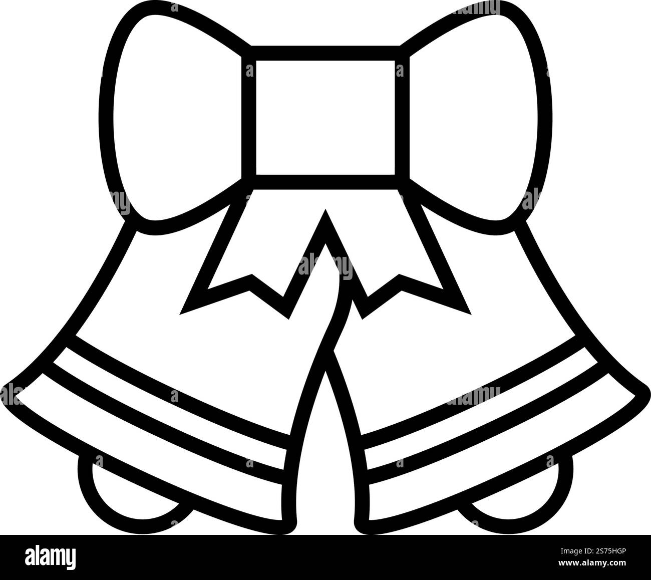 Ring bell flat social Black and White Stock Photos & Images - Alamy