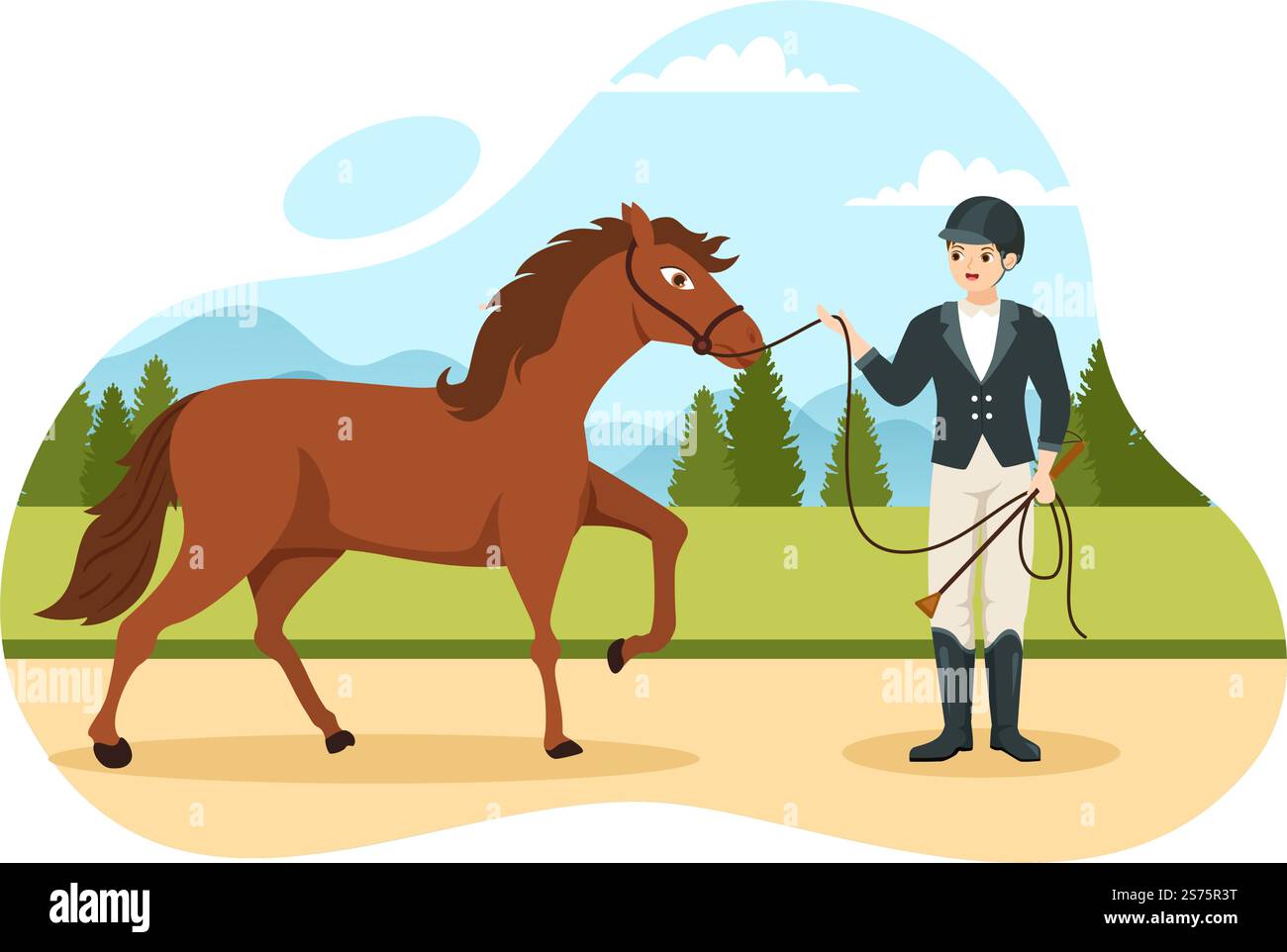 Equestrian Sport Horse Trainer with Training, Riding Lessons and ...