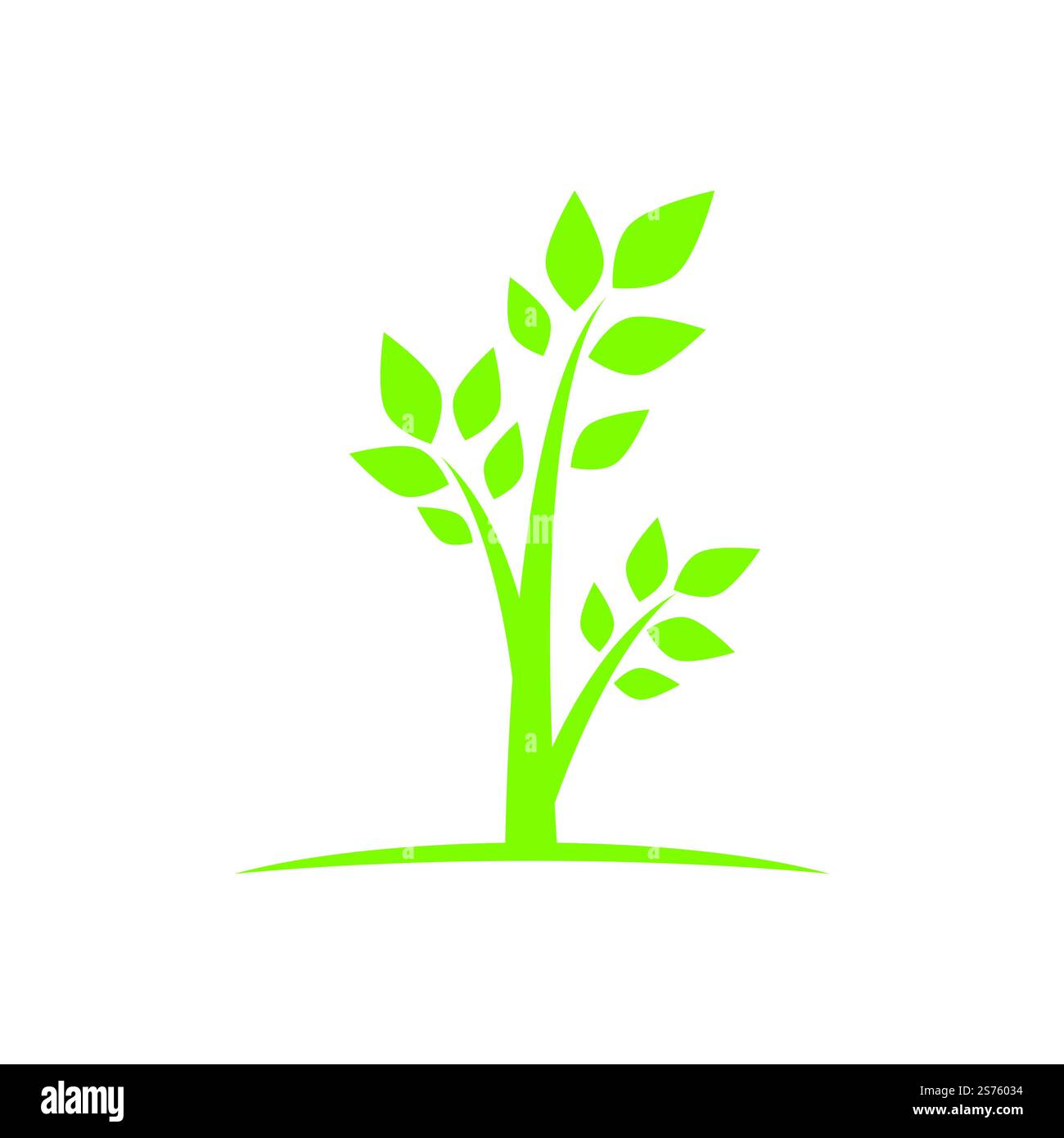 Green leaf illustration nature logo and symbol design Stock Vector ...