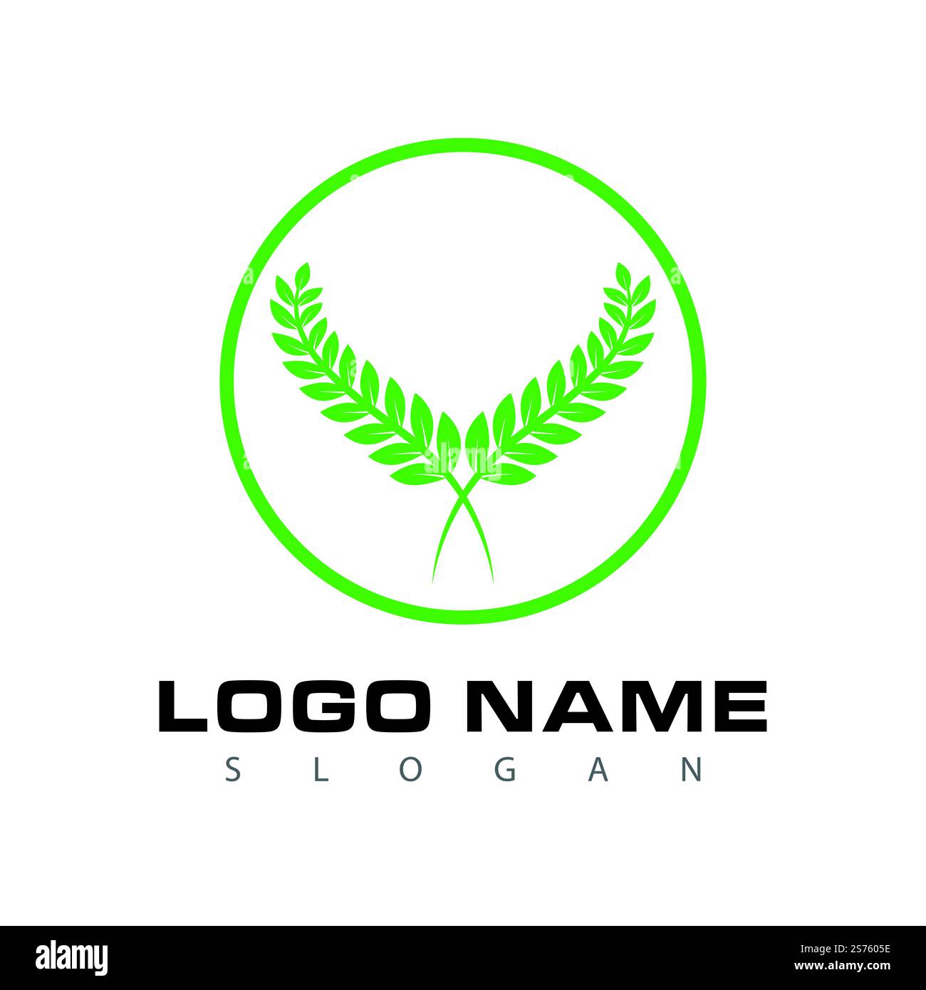 Green leaf illustration nature logo and symbol design Stock Vector ...