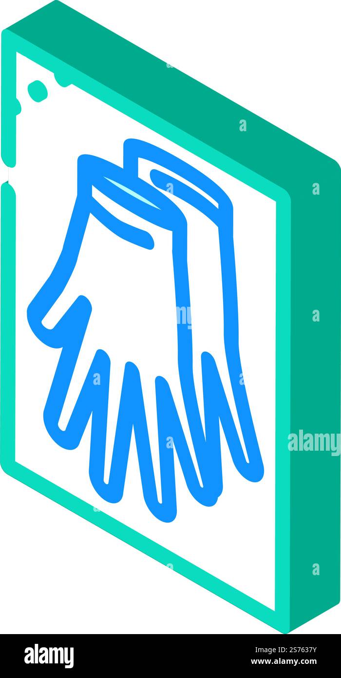 First aid gloves icon Stock Vector Images Alamy