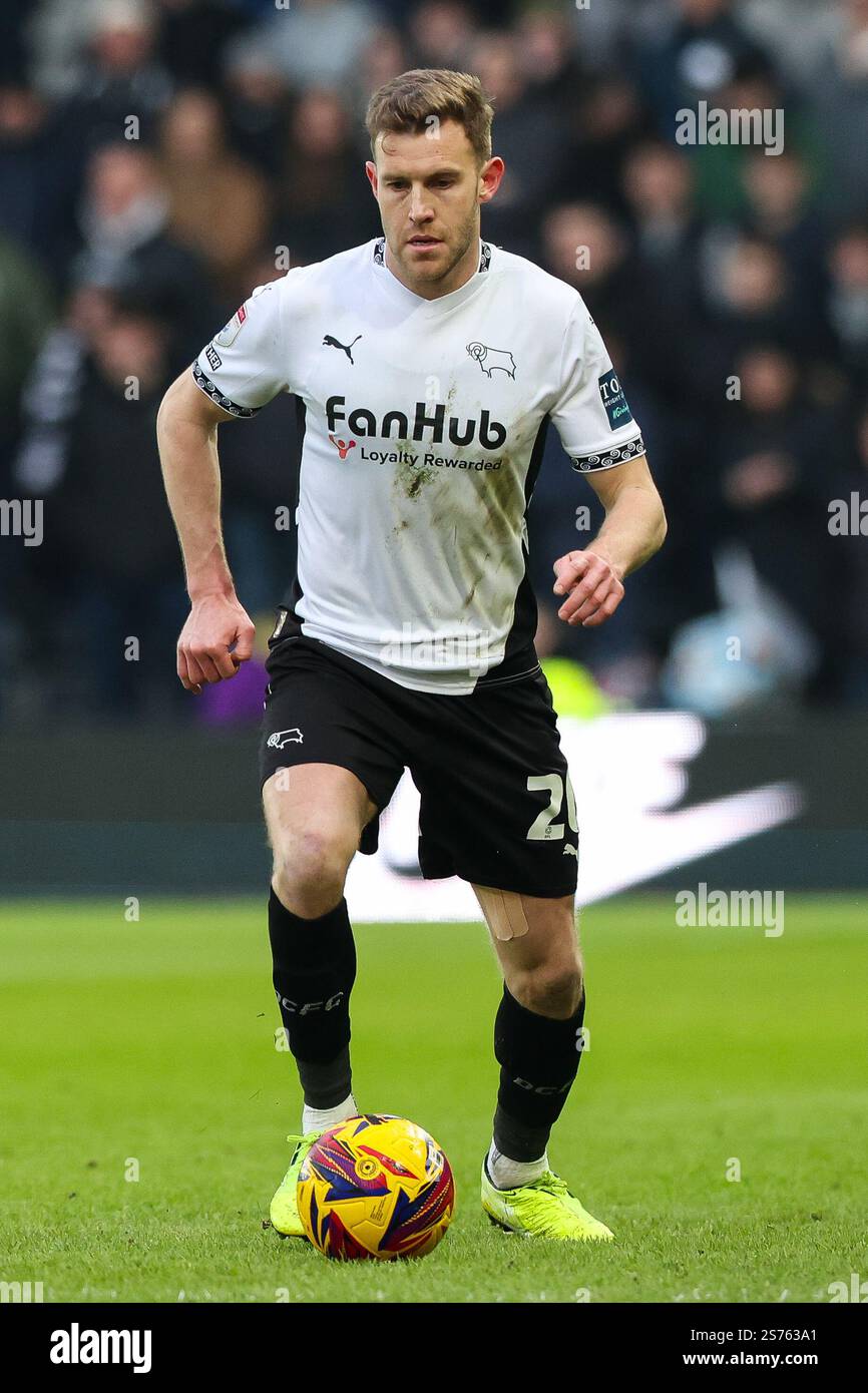Derby County's Callum Elder during the Sky Bet Championship match at