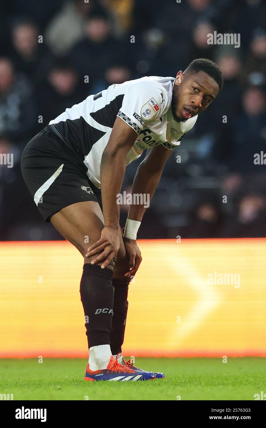 Derby County's Ebou Adams during the Sky Bet Championship match at