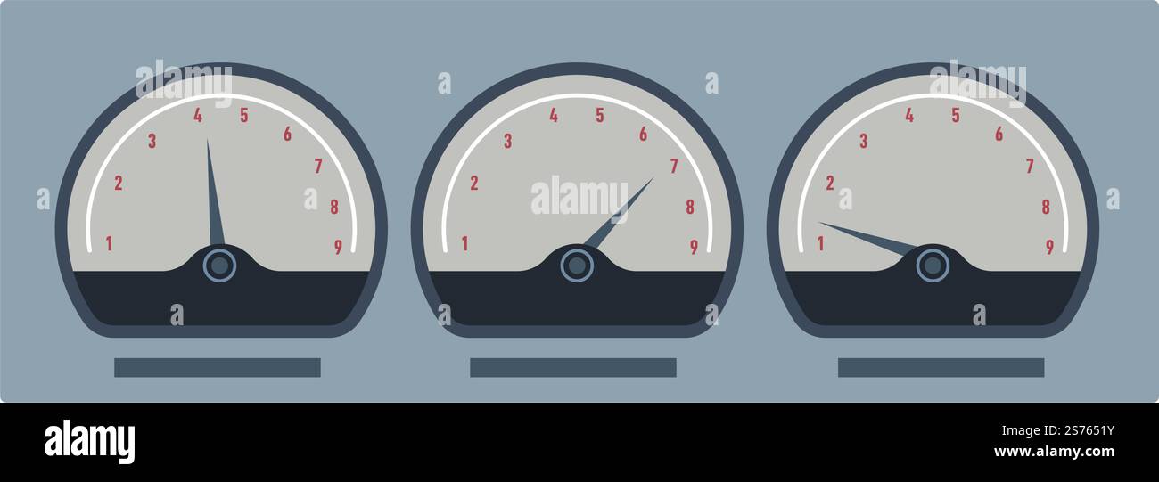 Speedometer Style Speedometers with arrows hi-res stock photography and images - Alamy
