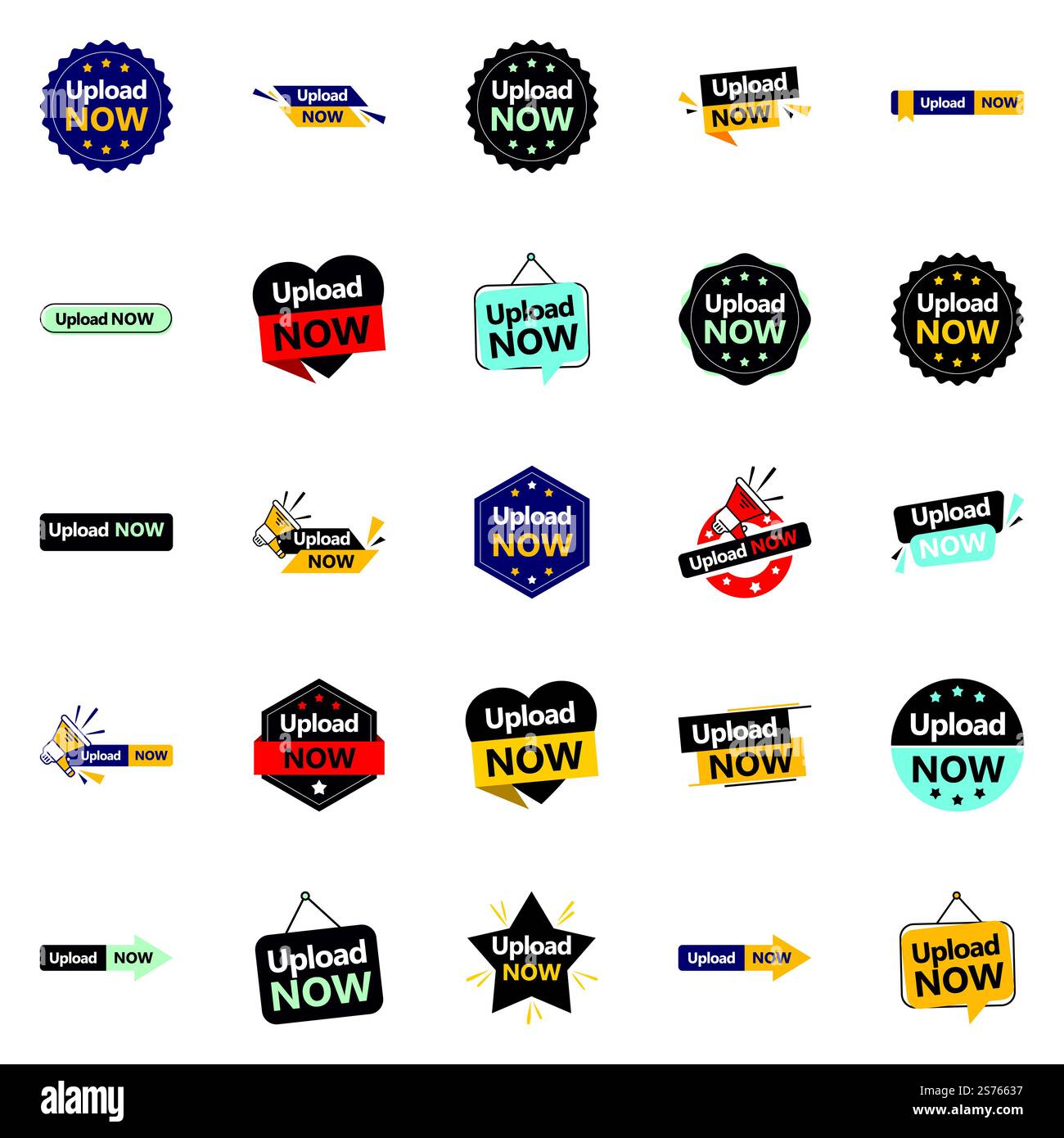 25 Inspiring Vector Designs in the Upload Now Pack Perfect for ...