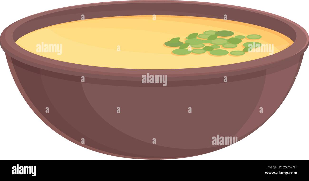 Asian street soup icon cartoon vector. Food dish. Meat meal. Asian ...