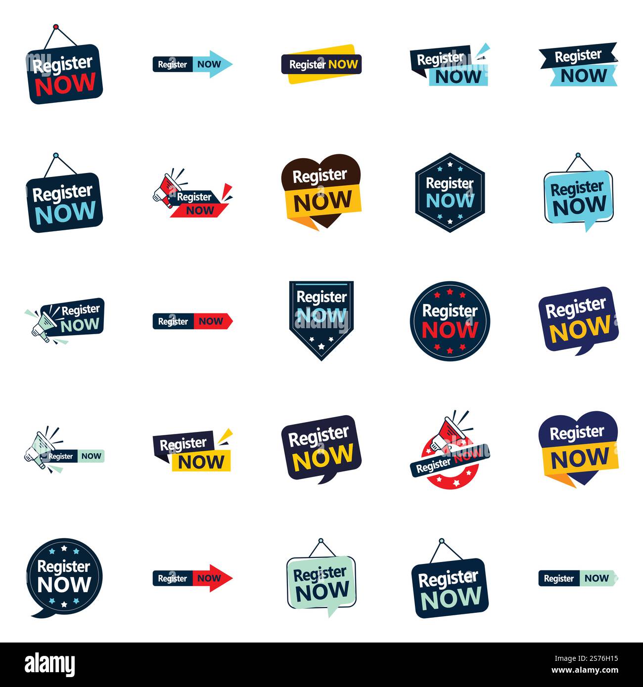 25 Professional Typographic Designs for a polished registration ...