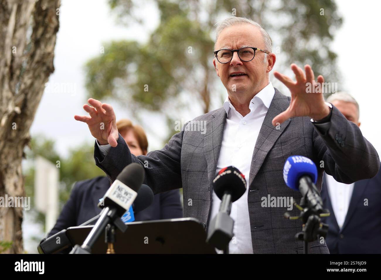 Sydney, Australia. 19th Jan, 2025. The Prime Minister Anthony Albanese ...