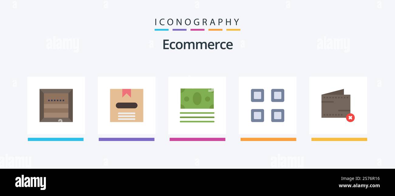 Ecommerce Flat 5 Icon Pack Including close. page. hide. layout ...