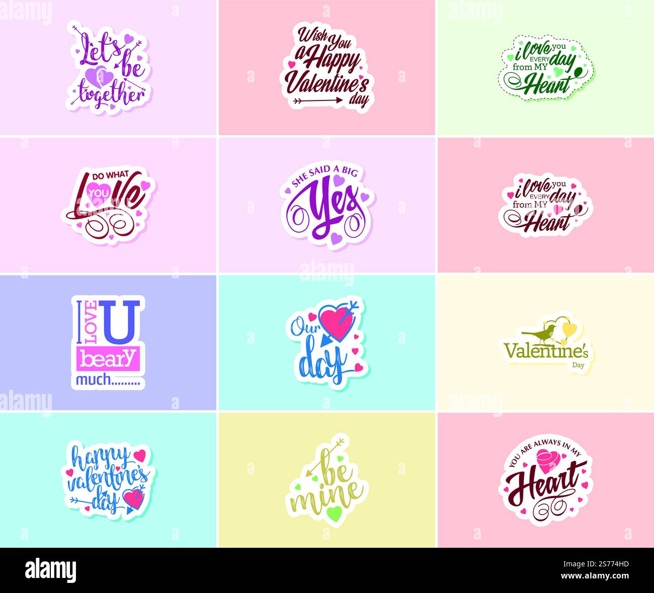 Valentine’s Day Graphics Stickers to Share Your Love and Affection ...
