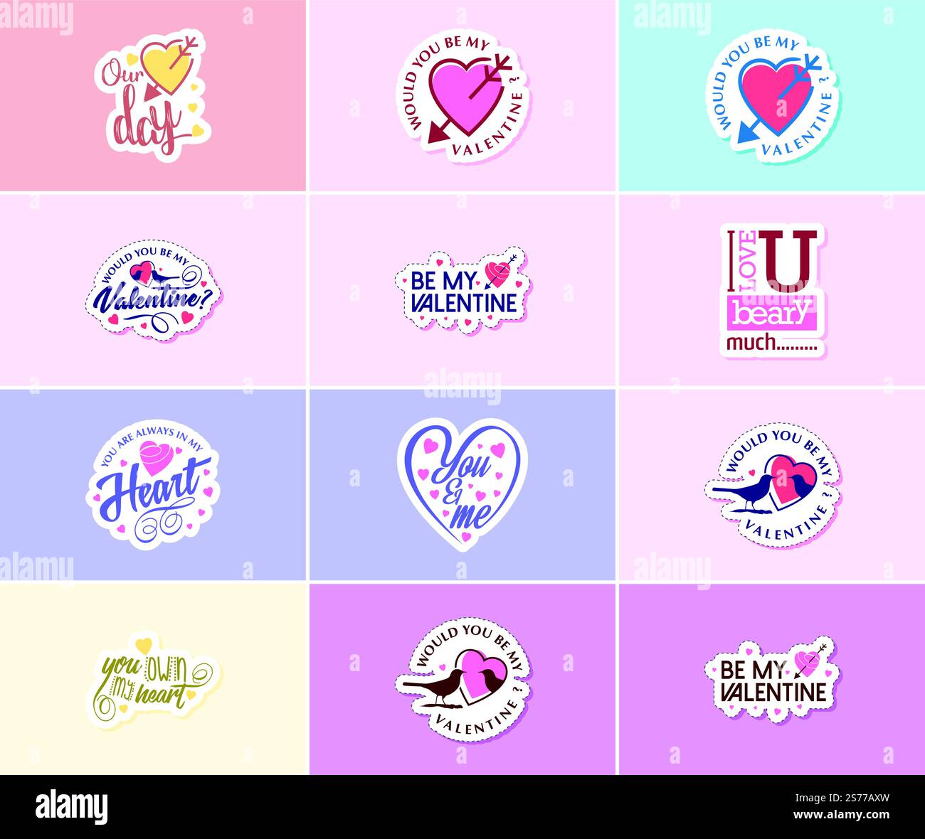 Valentine’s Day Graphics Stickers to Share Your Love and Affection ...