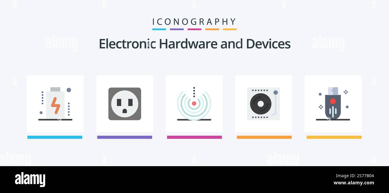 Devices Flat 5 Icon Pack Including memory. vinyl. drop. turntable. dj ...