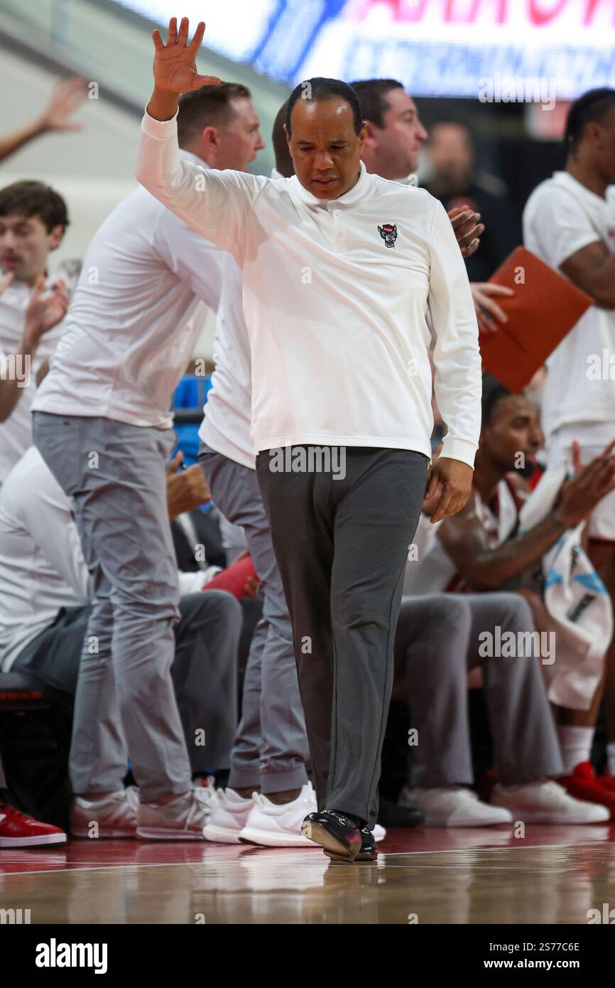 RALEIGH, NC - JANUARY 18: North Carolina State Wolfpack head coach ...