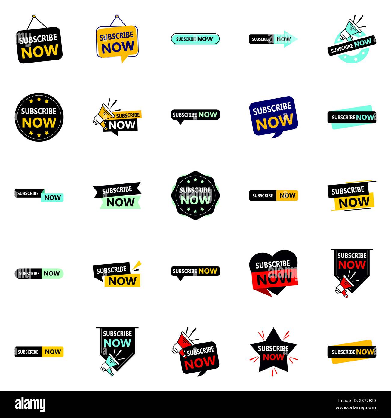 Versatile and Unique Subscribe Now 25 Vector Banners for Unlimited ...