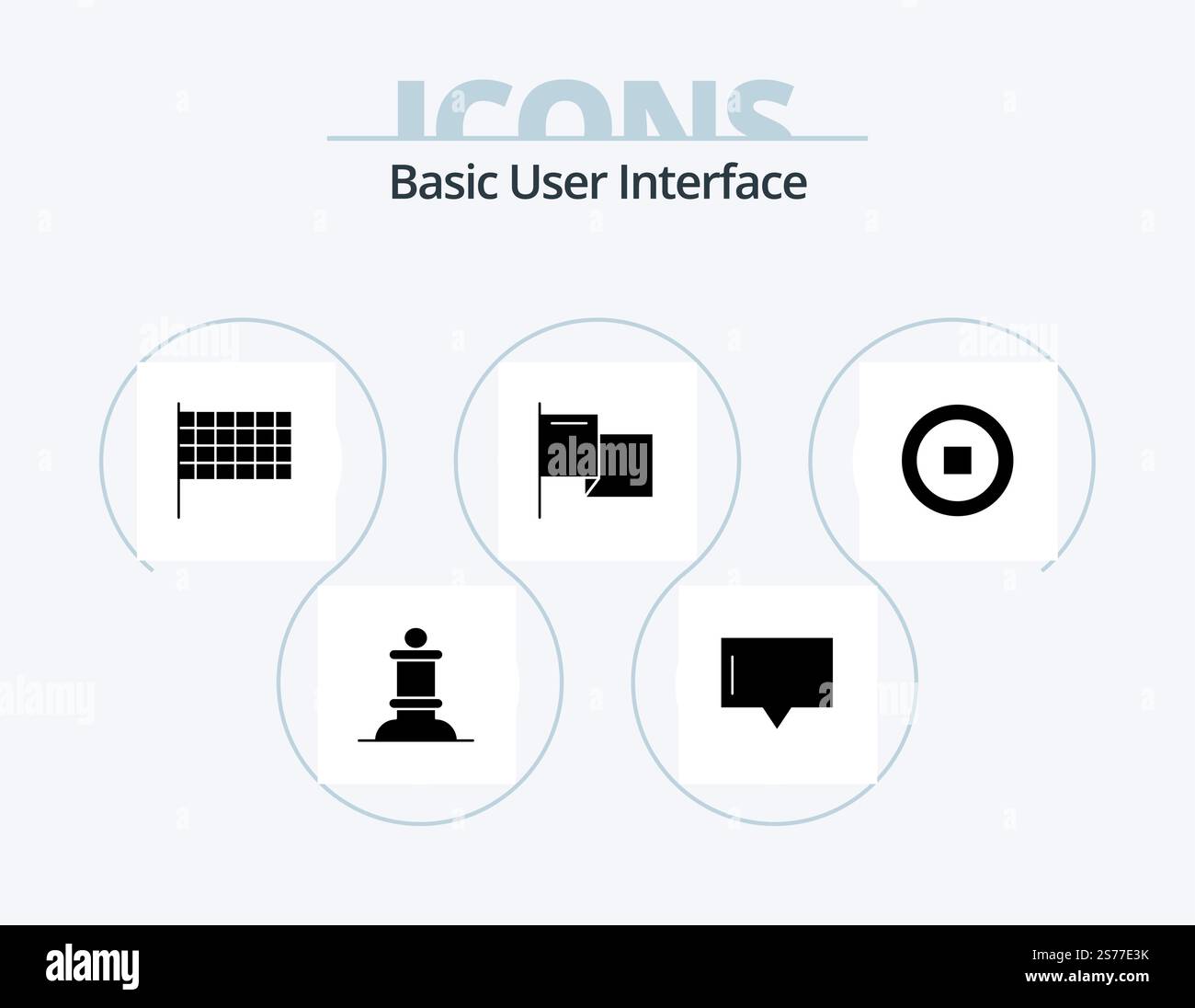 Basic Glyph Icon Pack 5 Icon Design. . . race. user. basic Stock Vector