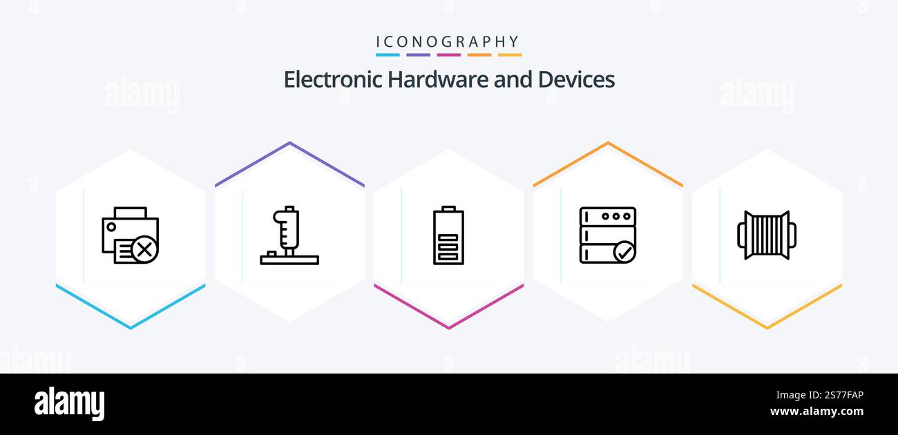 Devices 25 Line icon pack including accordion. database. joystick ...