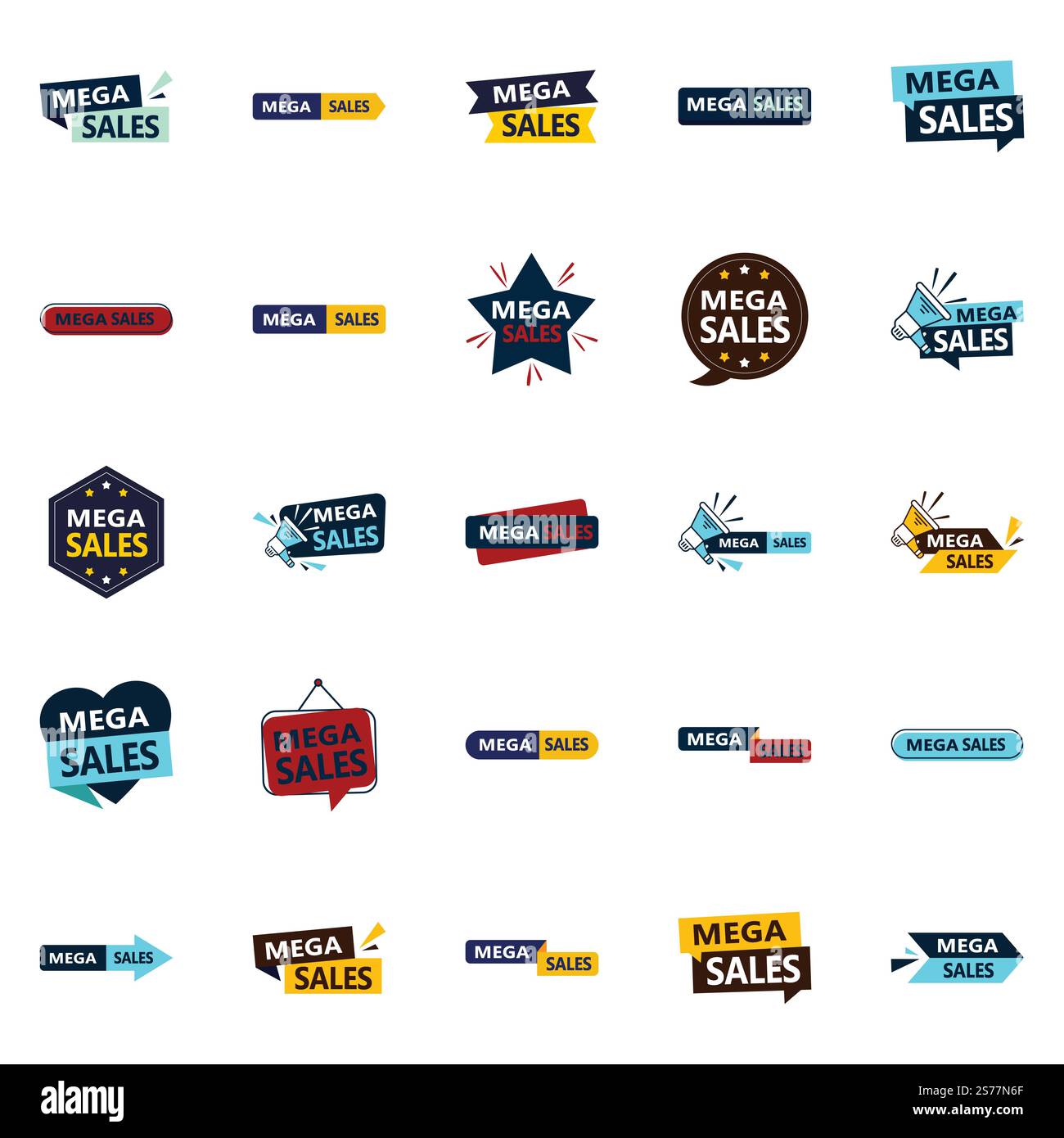 The Mega Sale Vector Pack 25 Elegant Designs for Product Designers ...