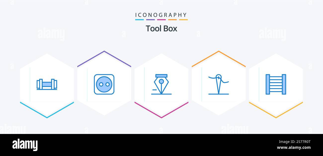 Tools 25 Blue icon pack including . handmade Stock Vector Image & Art ...