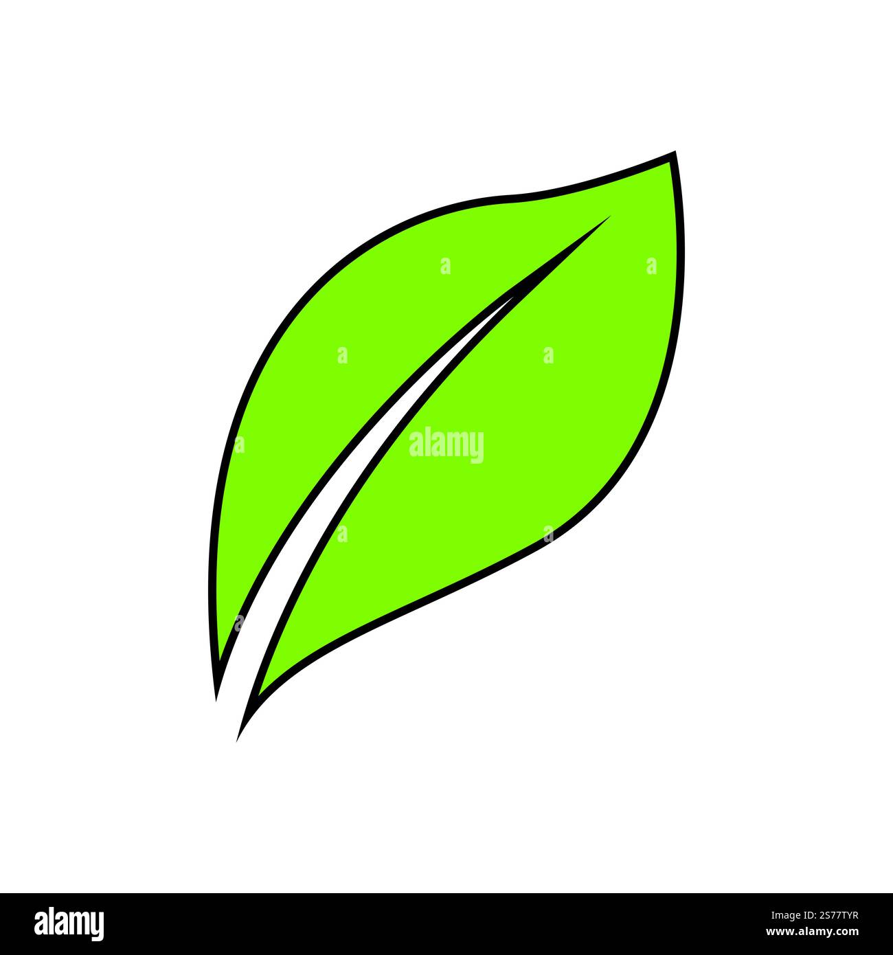 Green leaf illustration nature logo and symbol design Stock Vector ...