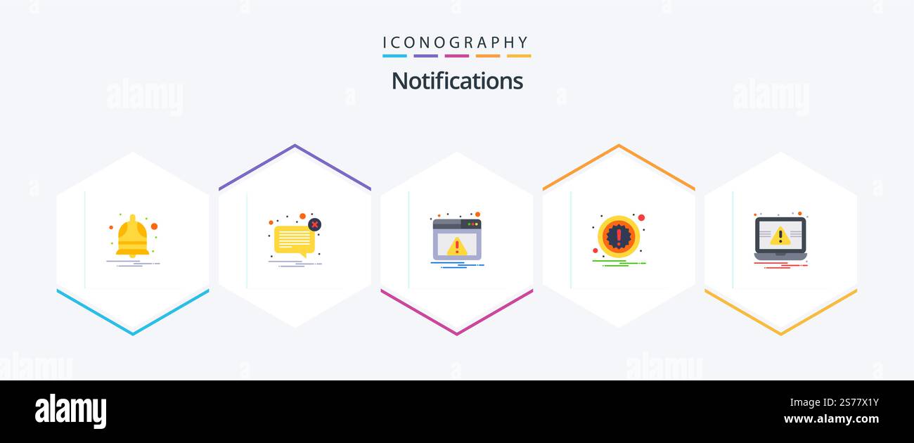Notifications 25 Flat icon pack including laptop. notification. not ...