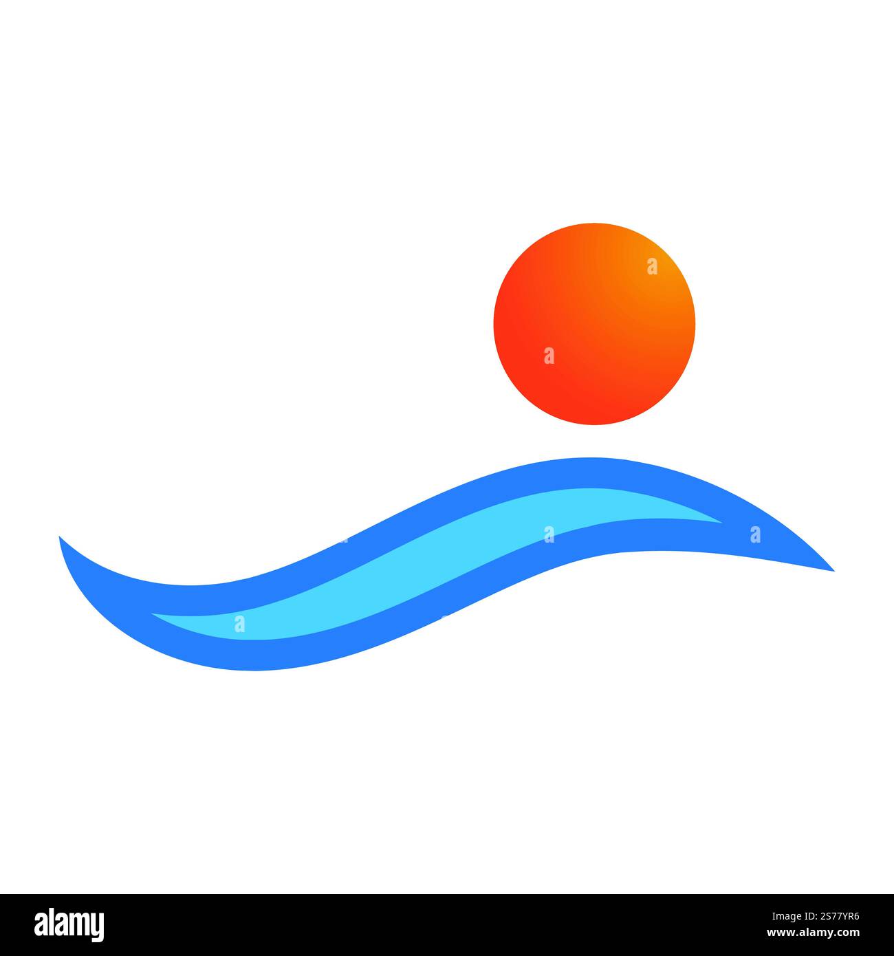 Water wave Logo vector and symbol Template Stock Vector Image & Art - Alamy