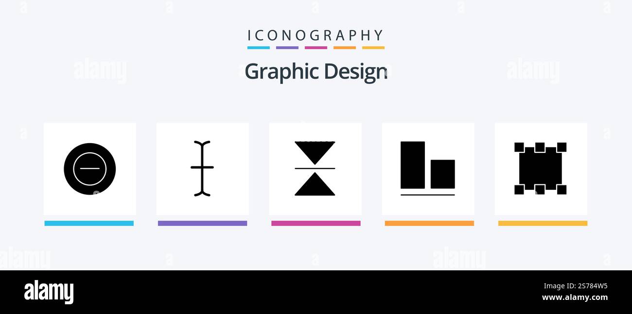 Design Glyph 5 Icon Pack Including . align. points. Creative Icons ...