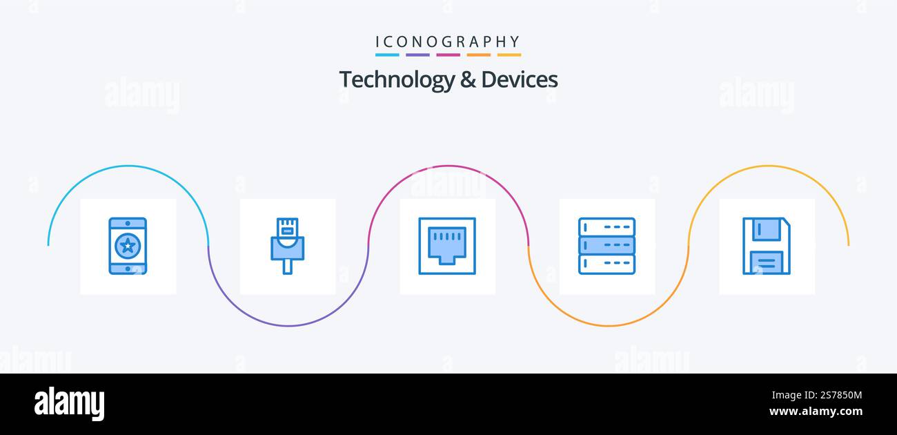 Devices Blue 5 Icon Pack Including floppy. disc. ethernet. devices ...
