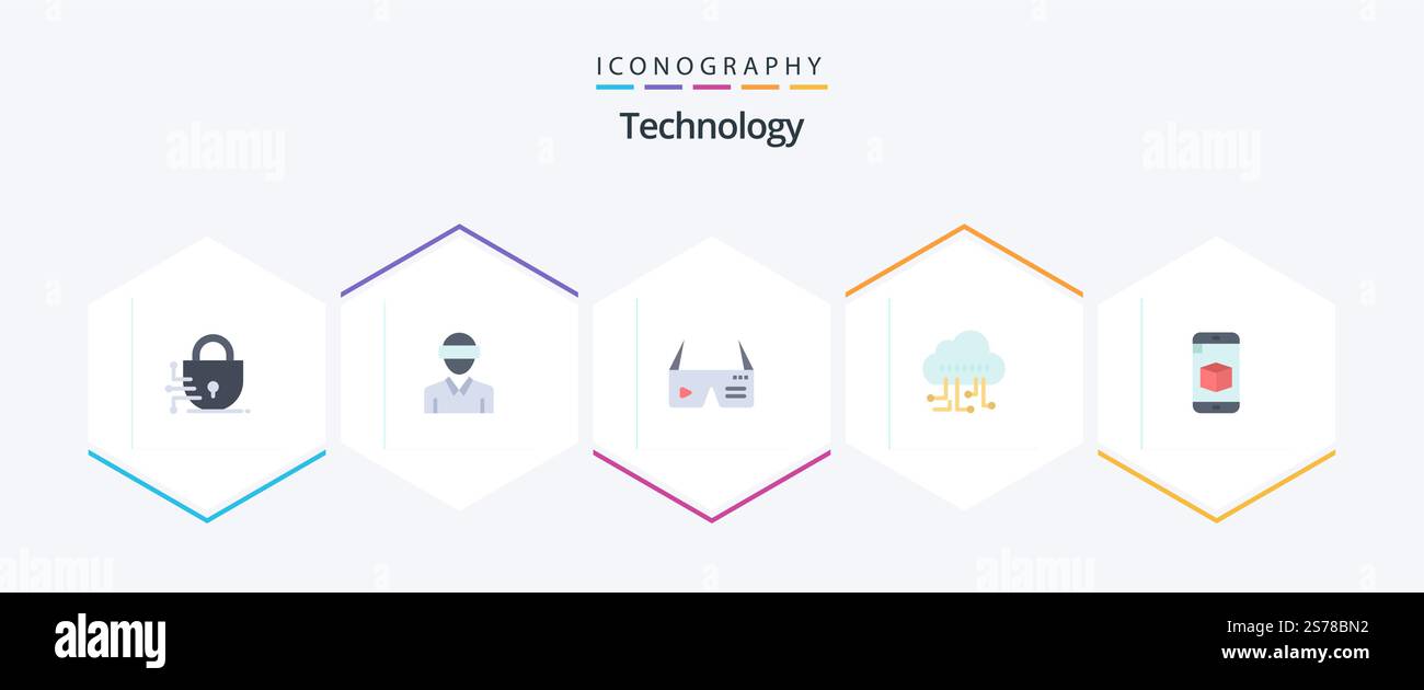 Technology 25 Flat icon pack including cell. technology. computer ...