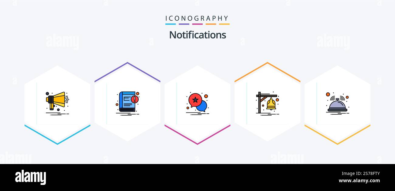 Notifications 25 FilledLine icon pack including notification. bell ...