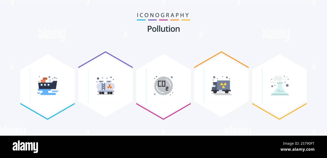 Pollution 25 Flat icon pack including . production. pollution ...