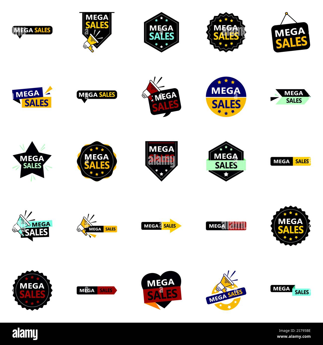 25 Versatile Vector Designs in the Mega Sale Pack Perfect for Graphic ...