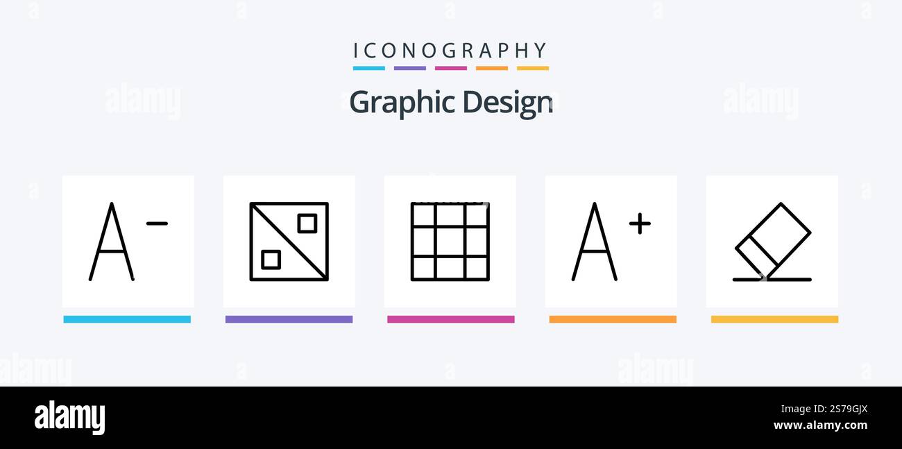Design Line 5 Icon Pack Including . text. order. Creative Icons Design ...