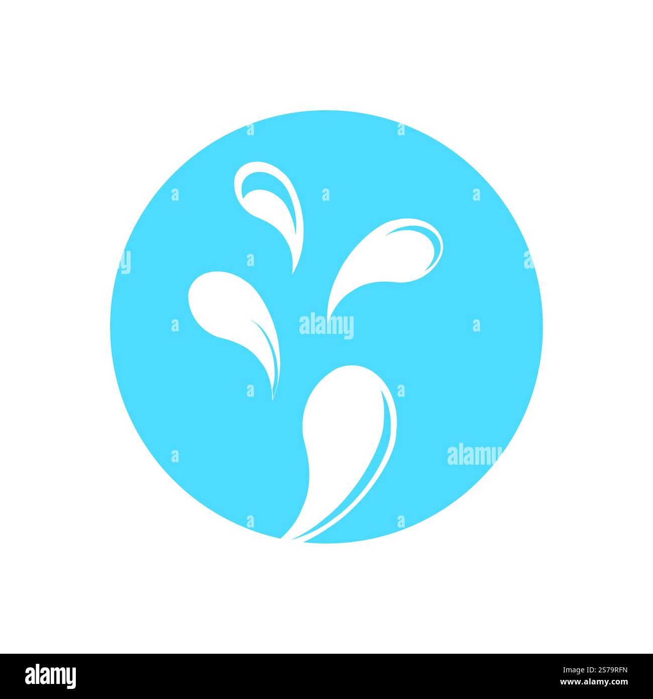 Water wave Logo vector and symbol Template Stock Vector Image & Art - Alamy