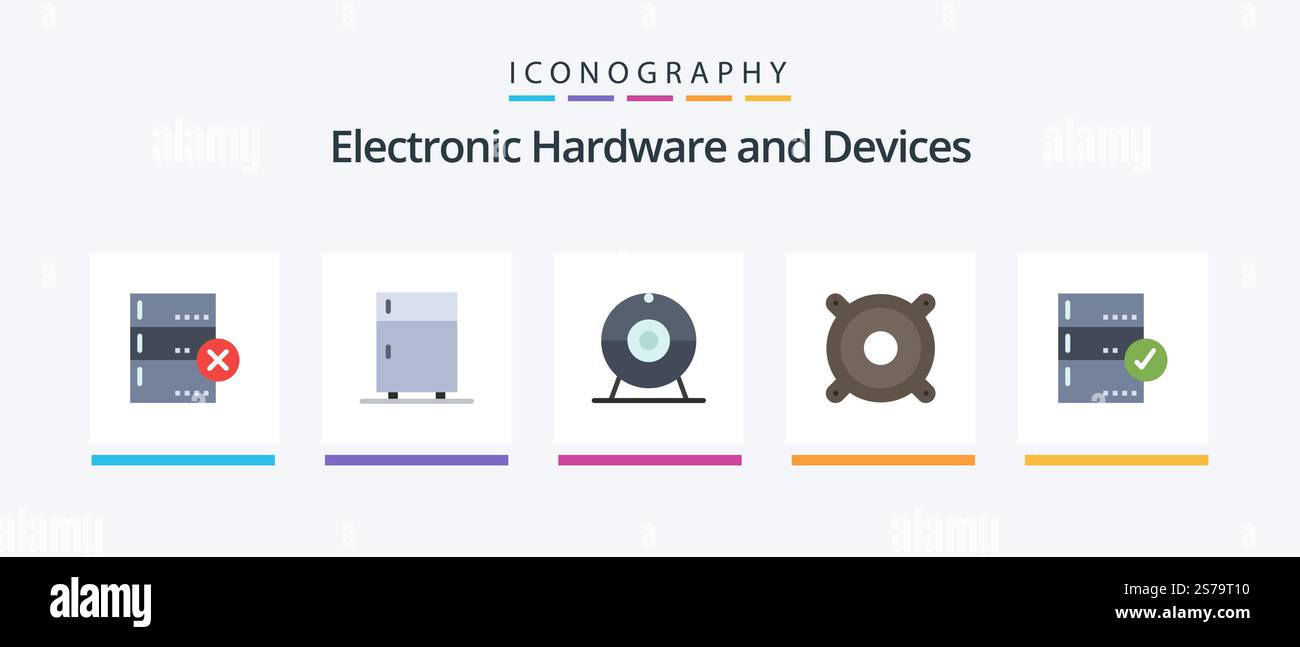 Devices Flat 5 Icon Pack Including check. backup. cam. approve. music ...